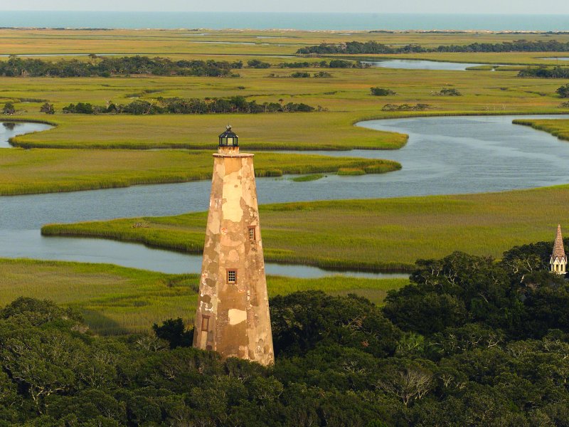 Old Baldy Lighthouse & Smith Island Museum of History | VisitNC.com